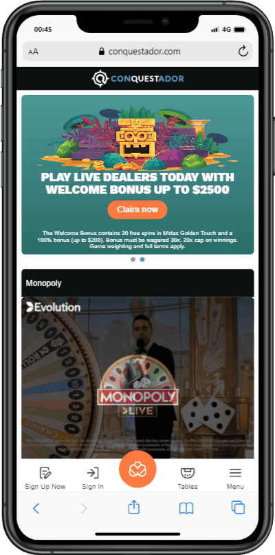 Conquestador Casino Download Mobiele App