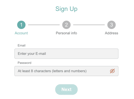 Registration at Conquestador casino